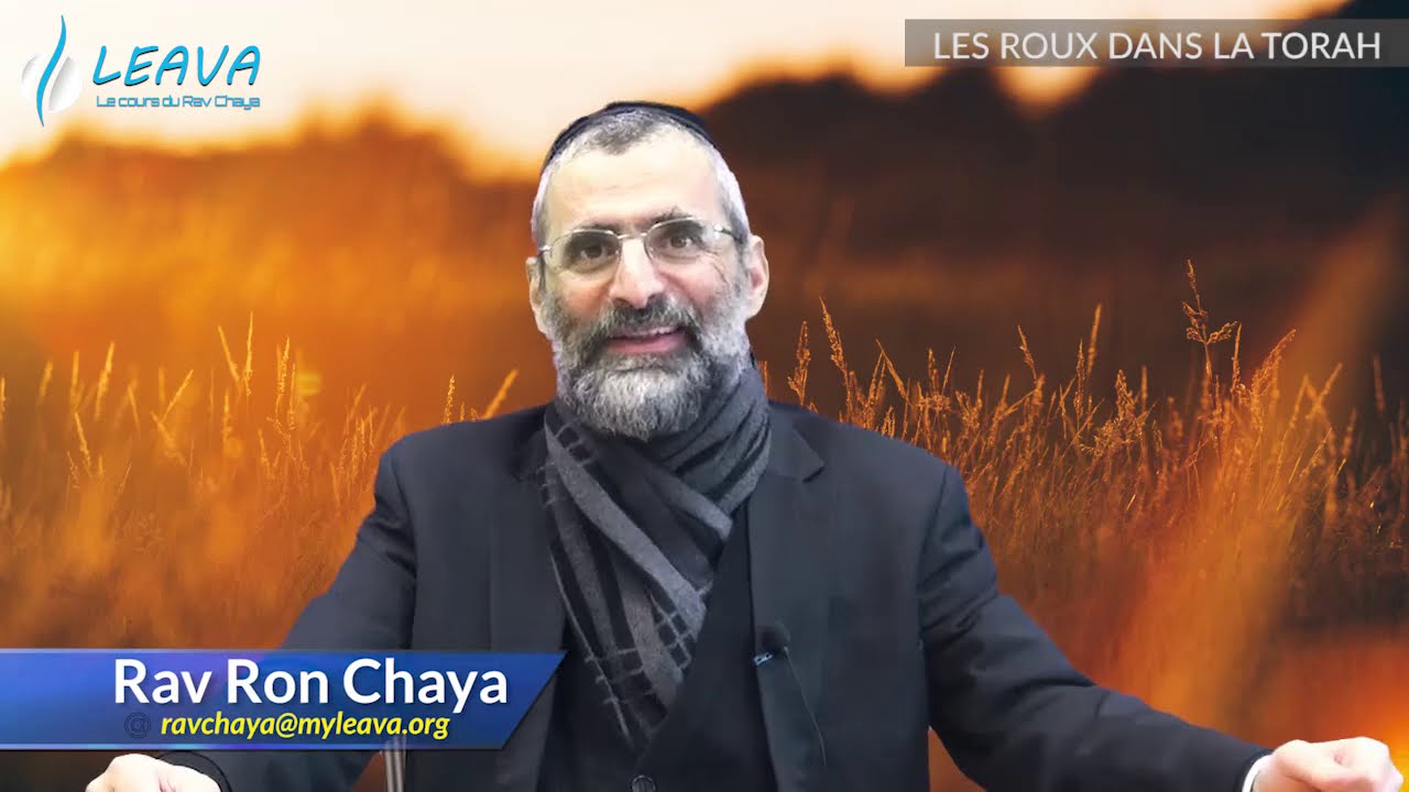 Les roux dans la Torah - Rav Ron Chaya