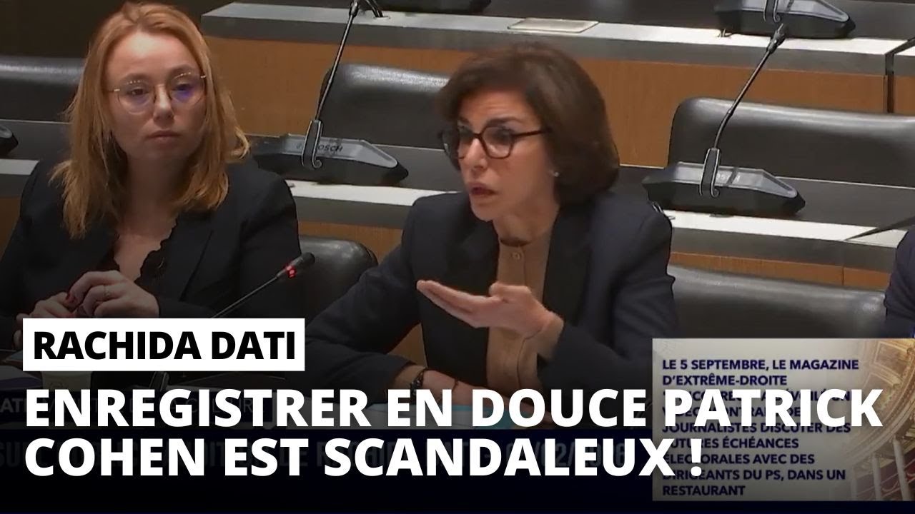 Rachida Dati se soumet et d&eacute;fend Patrick Cohen et Thomas Legrand ! Une collabo ?!!!