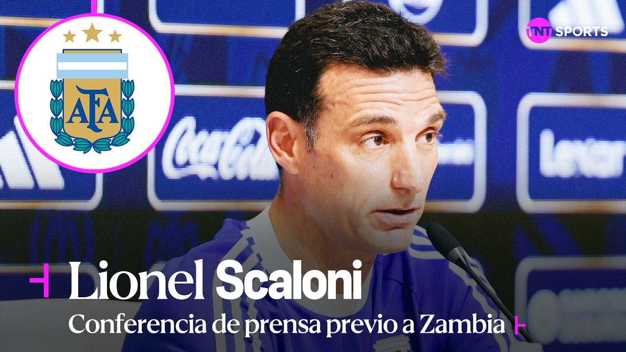 Lionel Scaloni habl&oacute; HOY en conferencia de prensa en la previa de Selecci&oacute;n Argentina vs. Zambia