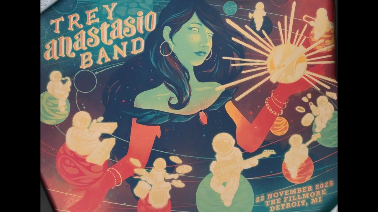 Trey Anastasio Band [Song Name] Detroit 11 22 25 Balcony Vertical Phish Fans 🎶