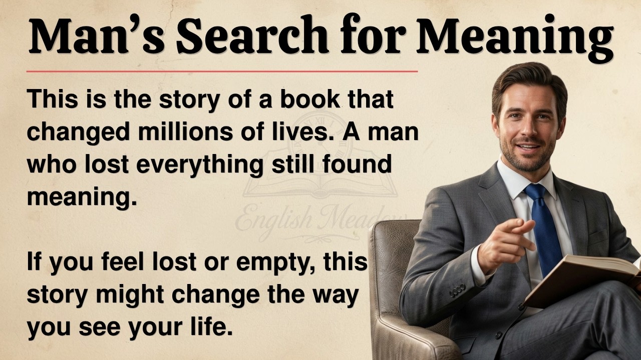 Man&rsquo;s Search for Meaning | Book Summary | Learn English Through a Powerful Story