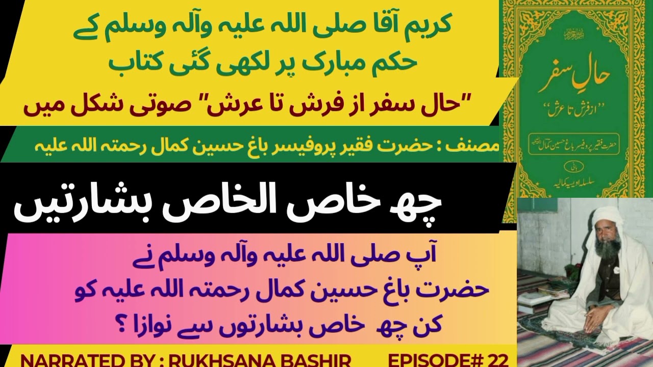 22-What Six Special Blessings were bestowed upon Hazrat Bagh Hussain Kamal R.A by Kareem Aaqa SAWW