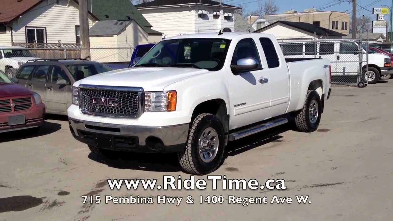 2011 GMC Sierra 1500 SL Lifted Winnipeg Manitoba Used Truck Dealer