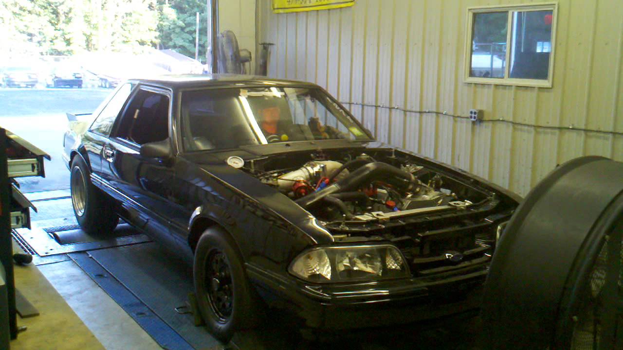 Fonse Performance dynoing Procharged F1R FAST XFI mustang.