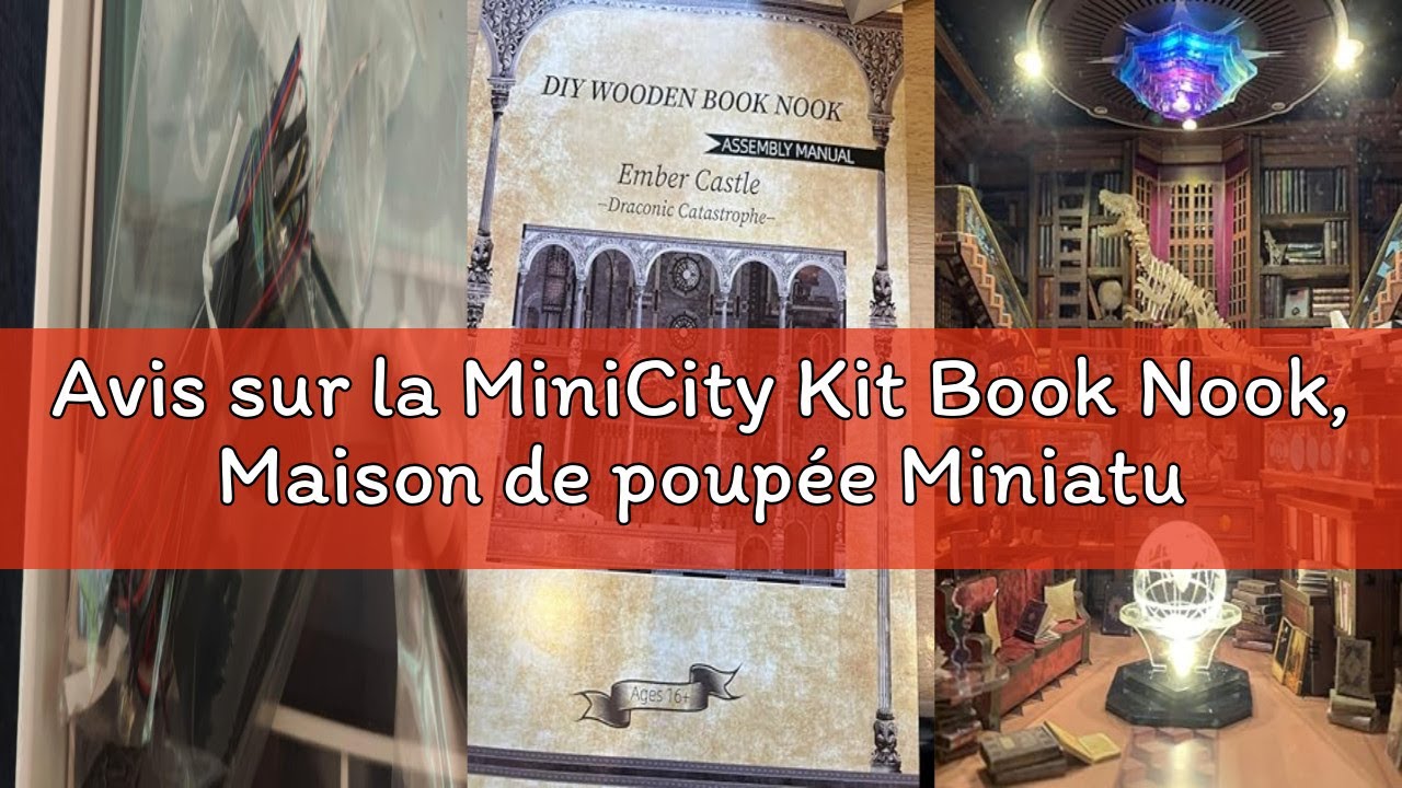 Avis sur la MiniCity Kit Book Nook, Maison de poupée Miniature DIY (Beyond Library Max)