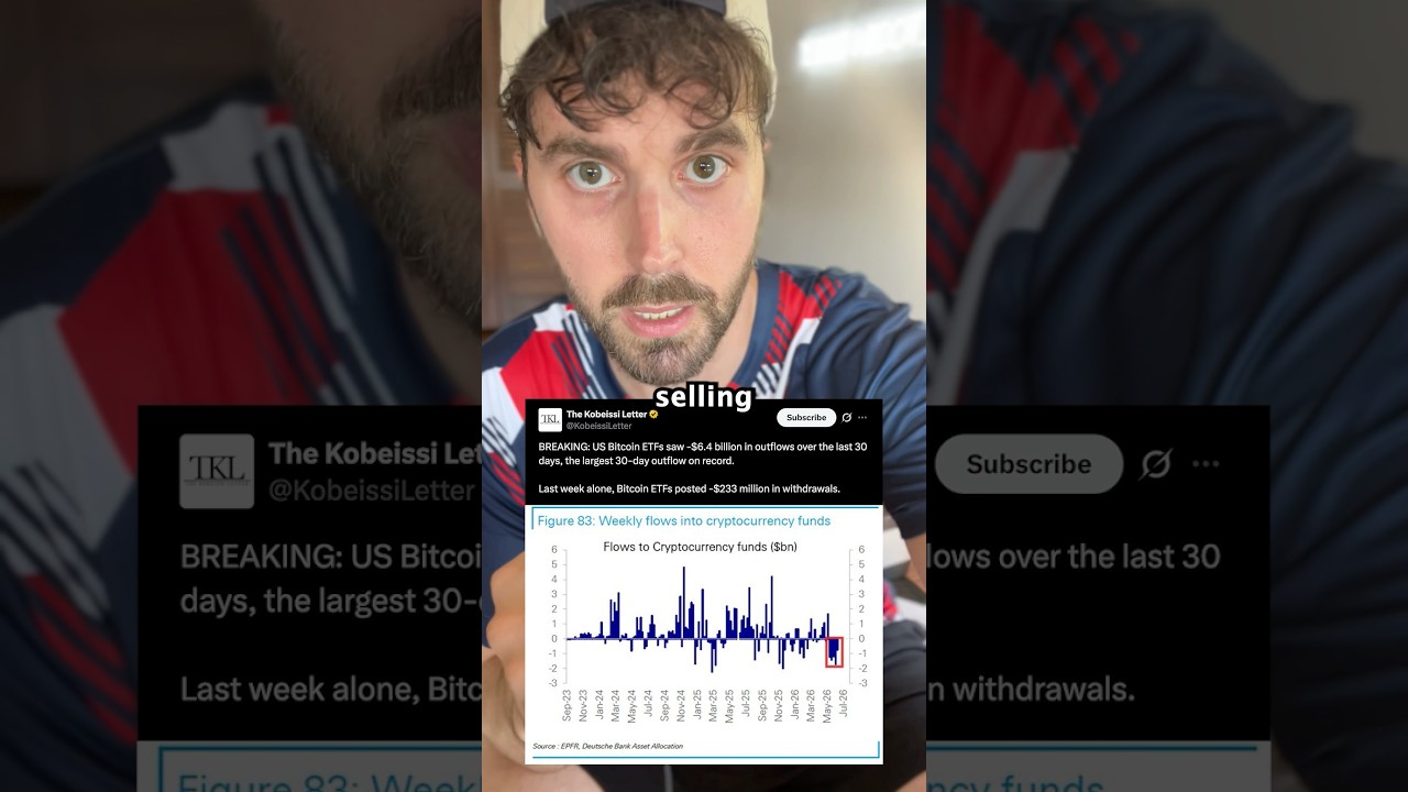 Bitcoin crashing due to this 💥