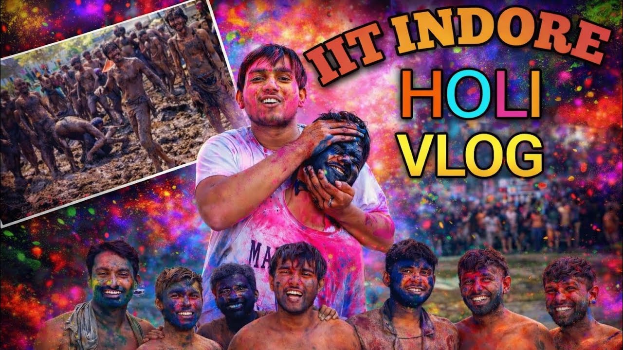 IIT Indore HOLI 🔥 ll IITian ashish #iitindore