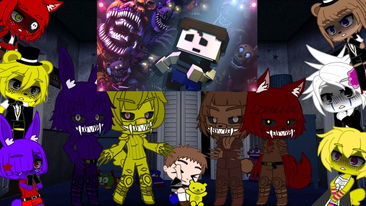 Реакция Frenni's Night Club на FNAF Song: “Never Be Alone” Remix Animation Music Video