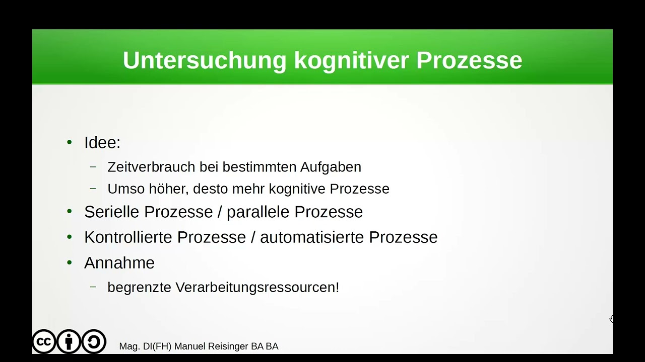 Psychologie - Kognition - Definition