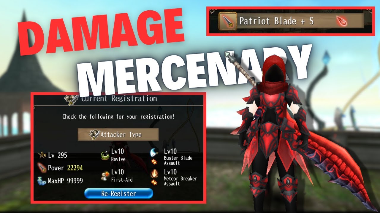 Toram Online - Damage Mercenary | Its Importance and Why You Should Make One