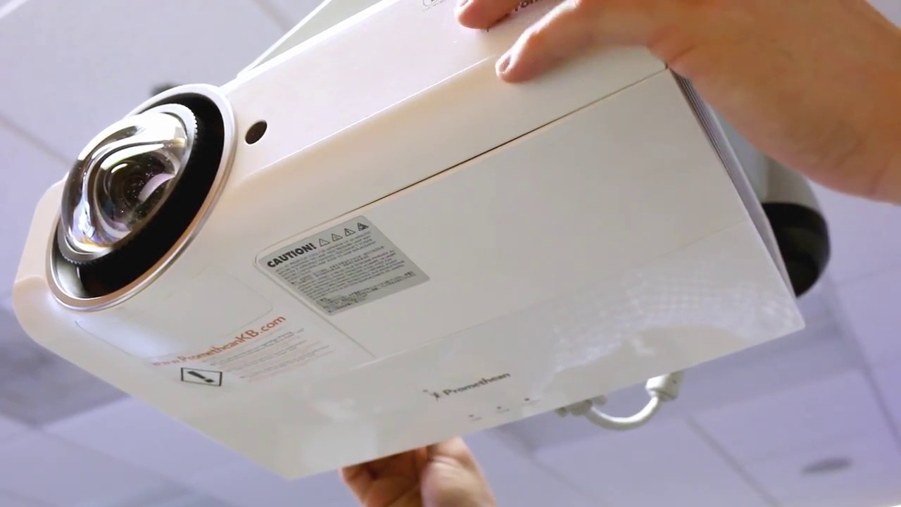 Как заменить лампу в проекторе Promethean PRM 45
