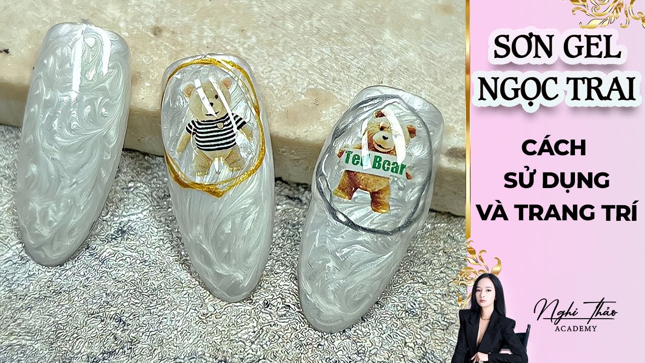 Sơn gel ngọc trai: cách sử dụng và trang trí