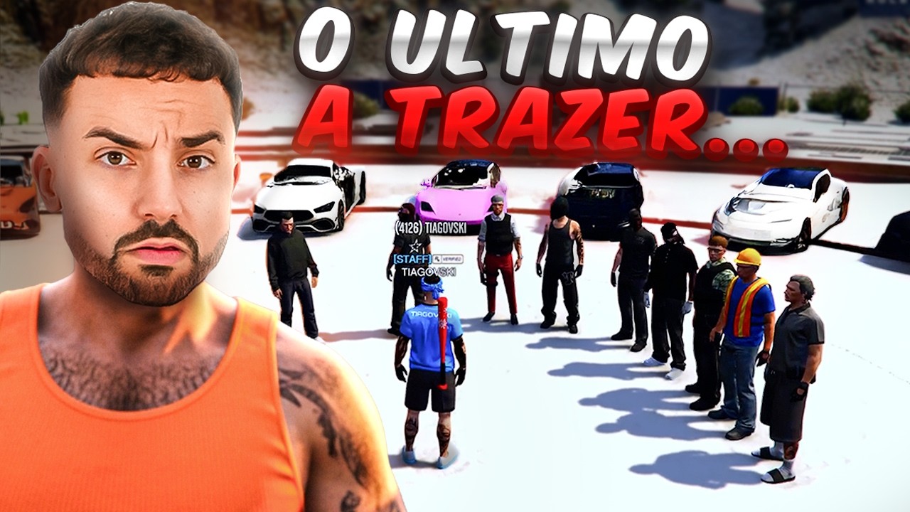 O ÚLTIMO A CHEGAR COM UM POLICIA ... GANHA !