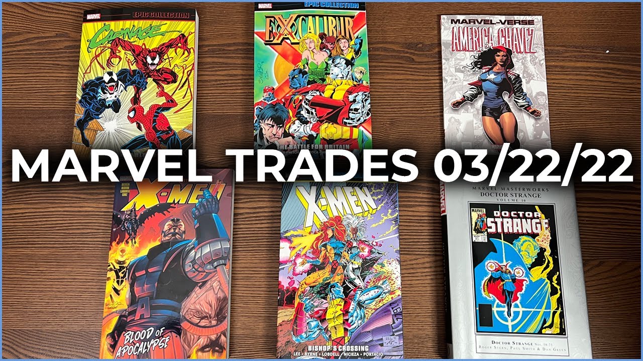 New Marvel Books 03/22/22 Overview| X-MEN EPIC COLLECTION: BISHOP'S CROSSING | CARNAGE EPIC Volume 1