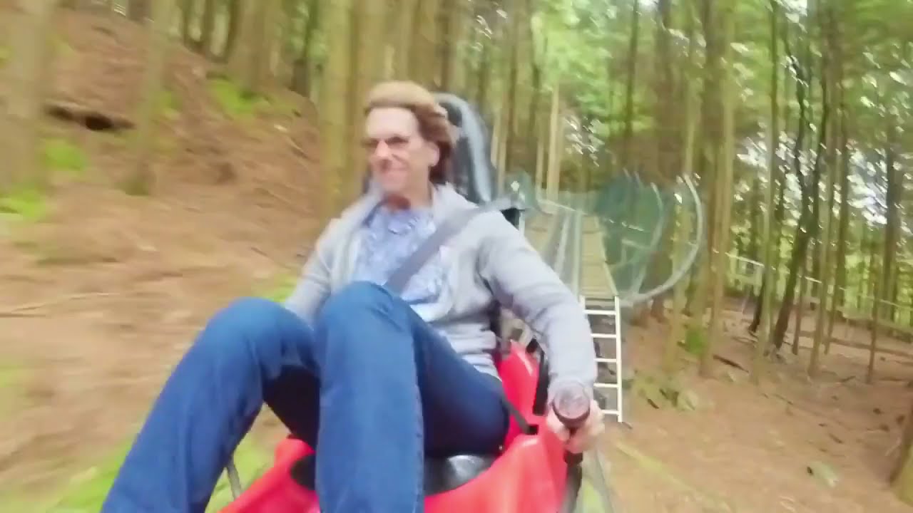 Zip World Fforrest Coaster in Betws-y-Coed, Snowdonia National Park, Wales.