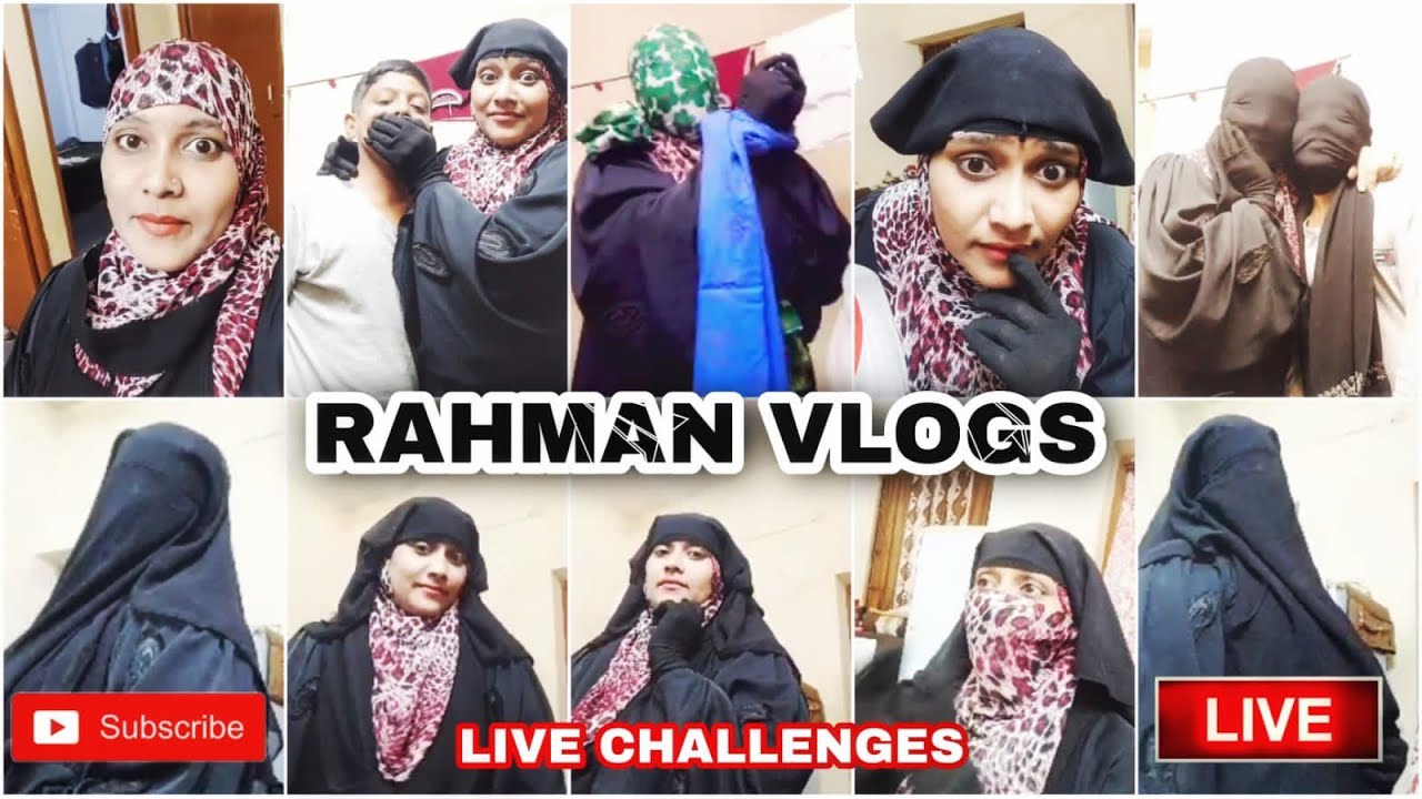 Niqab & black🧤with three layer nosepiece challenges||rahman vlogs