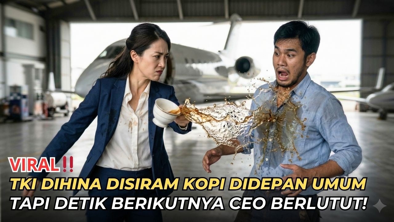 TKI Miskin Disiram Kopi! Tapi Saat Jet Mewah Meledak&hellip; CEO Jepang Langsung Sujud di Kakinya!