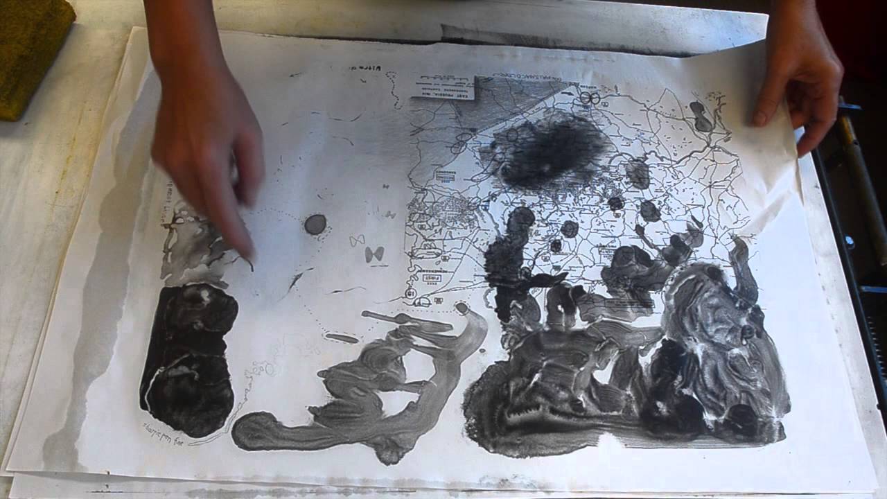proofing and editioning your print (aluminum plate lithography)
