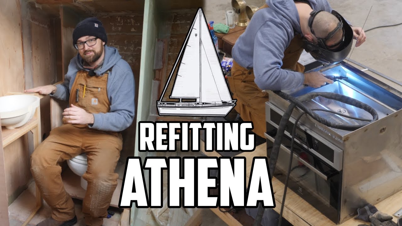 Sail Life - DIY gimbaled stove & new sink for the head - sailboat repair