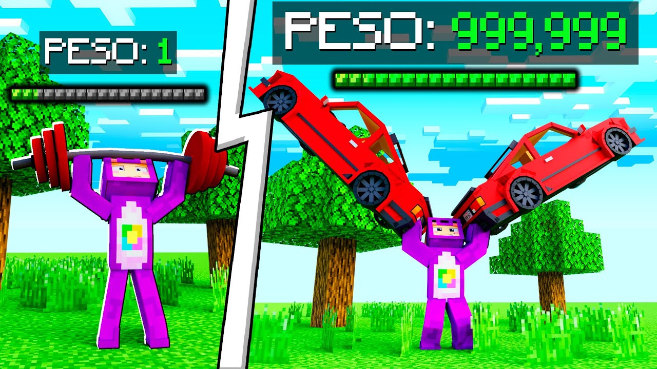 PASO de VAGABUNDO a MILLONARIO en MINECRAFT - ENTRENANDO en el GYM