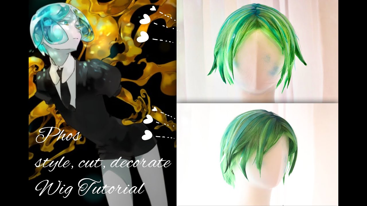 Houseki no Kuni ☆Phos wig tutorial☆