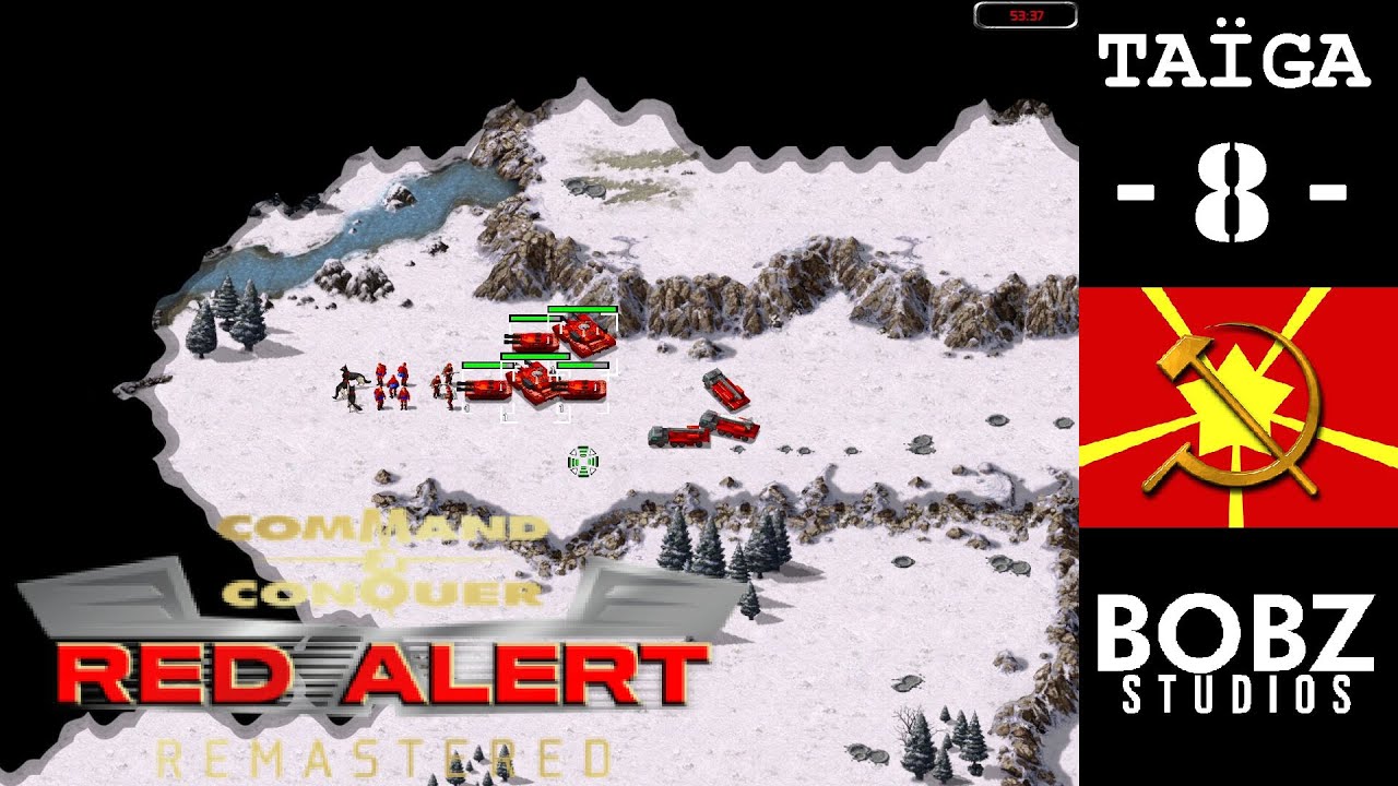COMMAND & CONQUER ALERTE ROUGE - Mission 8 Soviet [TAÏGA] - Let's Play FR - C&C Remastered