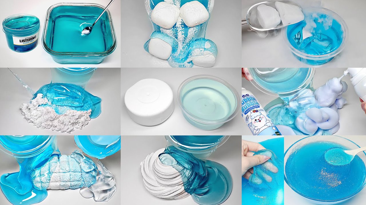 이 중 하나는 마음에 들걸요?💙 파란 액괴 영상 모음집 / ❄️보기만 해도 쿨링감