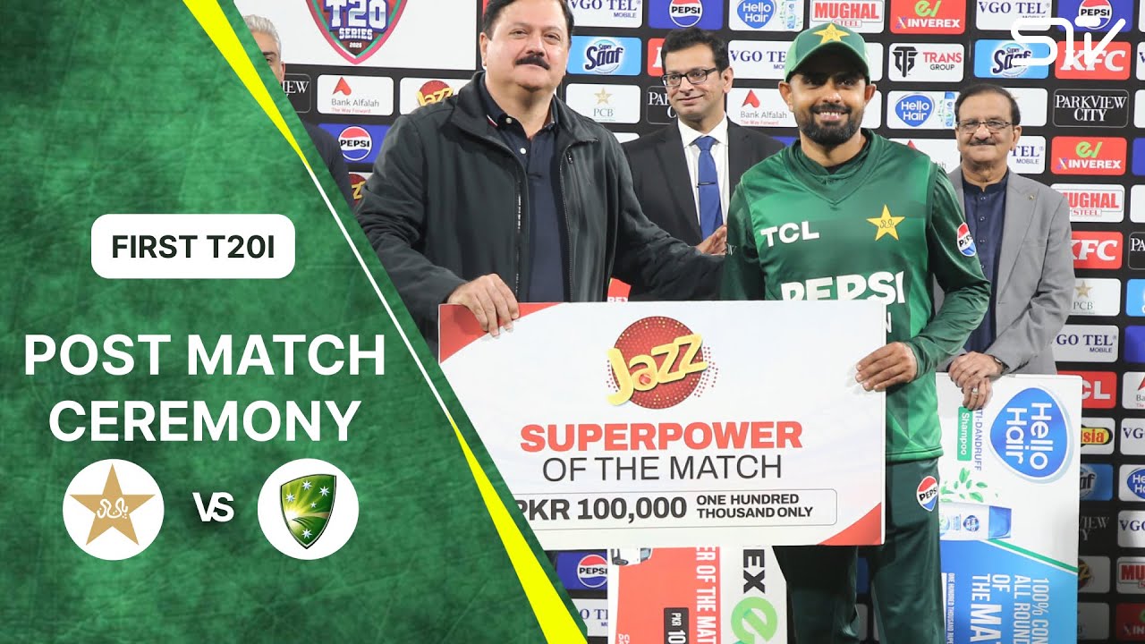 Post Match Ceremony | Pakistan vs Australia | Match 01 | T20I Series 2026 | PCB | M9E1H
