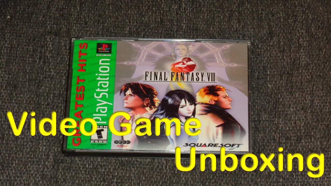 Final Fantasy VIII - Video Game Unboxing