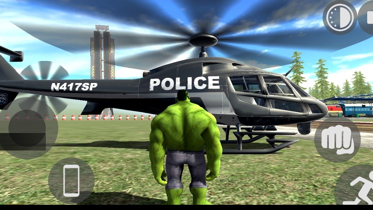 Police helicopter cheat code | Indian bike driving 3d gameplay 