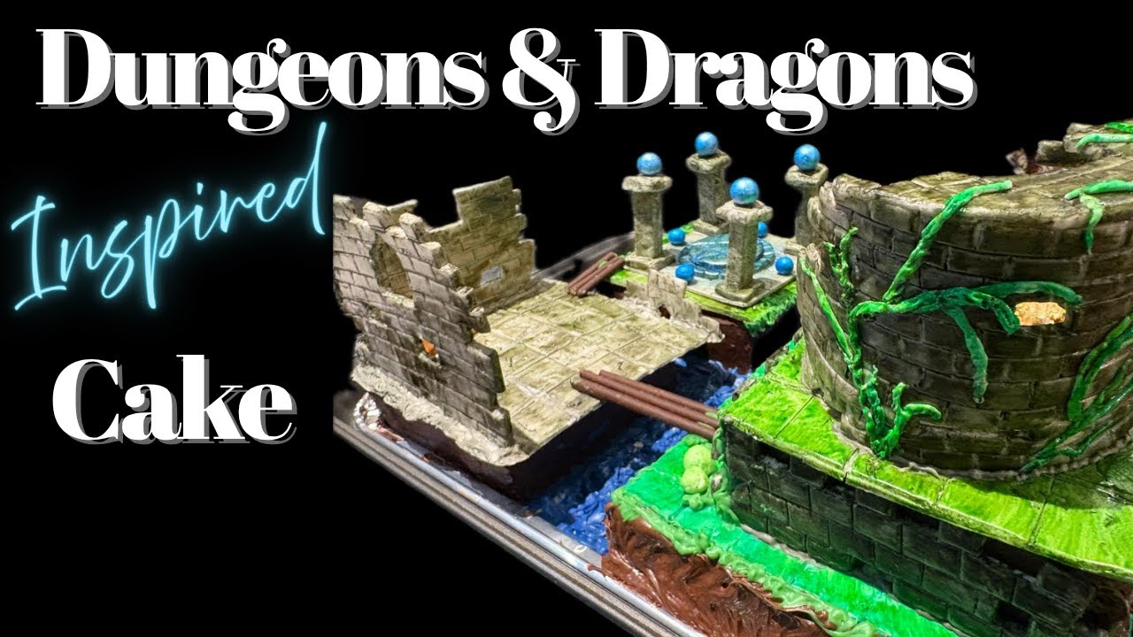 Making and Decorating a Dungeons & Dragons Cake
