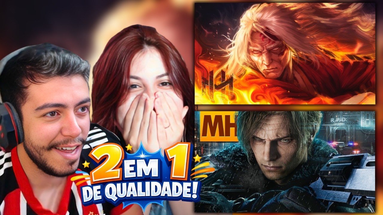 2 EM 1 MHRAP - Tipo Leon S. Kennedy ☢️ e Yoriichi - A Canção do Sol | Henrique Mendonça | REACT