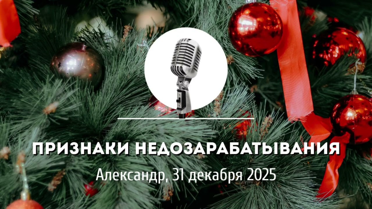 Спикерская Новогоднего марафона АНЗ «Признаки недозарабатывания» Александр 31-12-2025