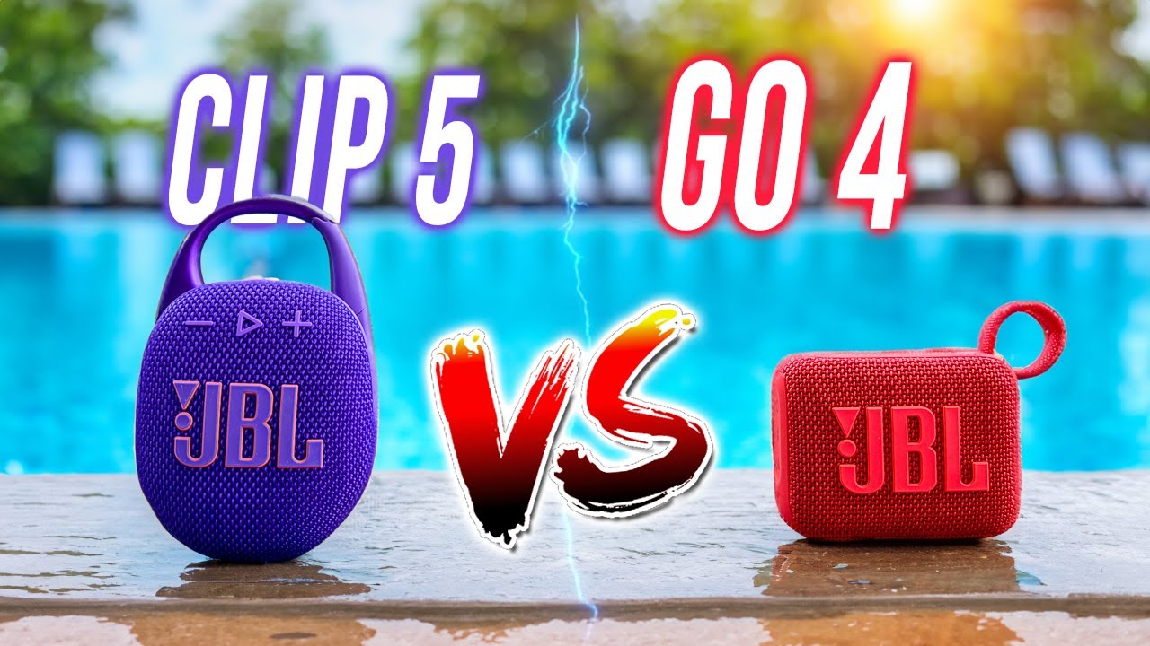 JBL Clip 5 VS Go 4 - ¡Comparación de sonido interior y exterior!