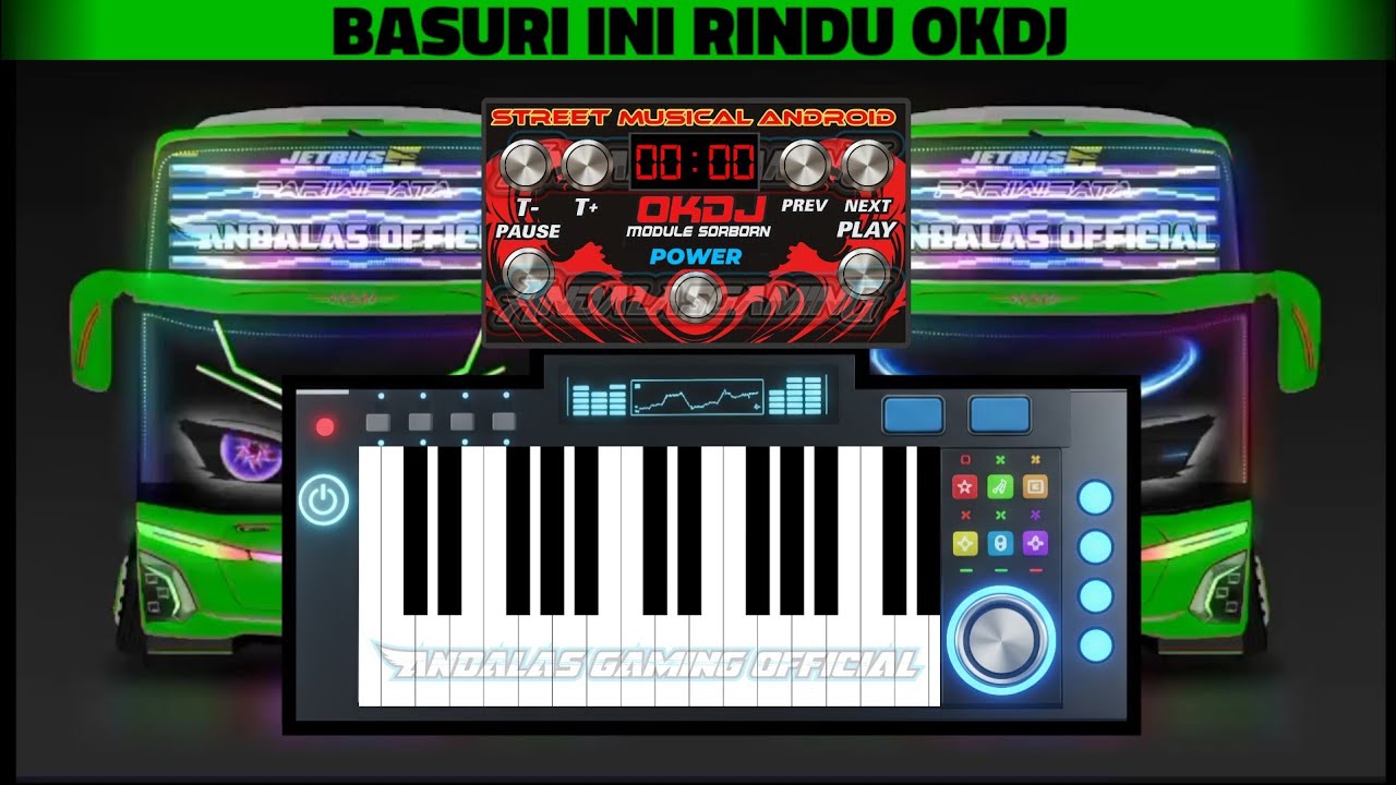 Telolet Basuri Ini Rindu 36 Not Modul Okdj Versi Pianika || Basuri Pianika