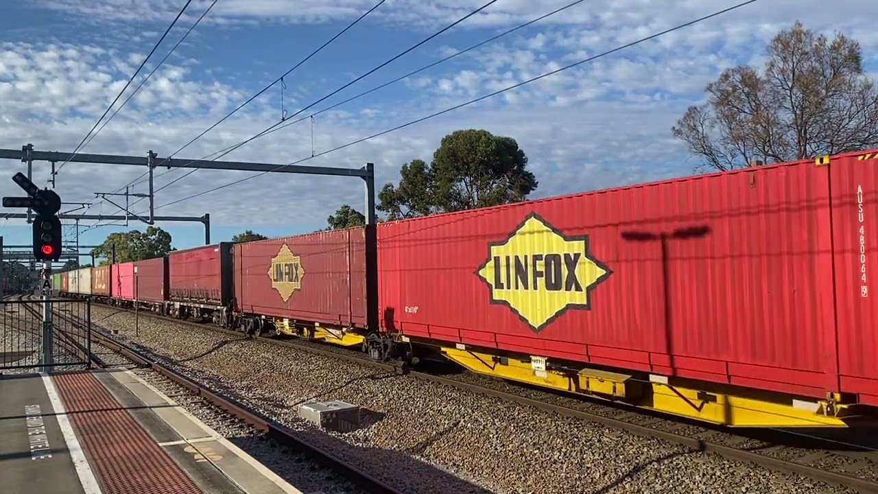 NR66, NR95, NR27 leads 6MP5 through Adelaide Showgrounds 