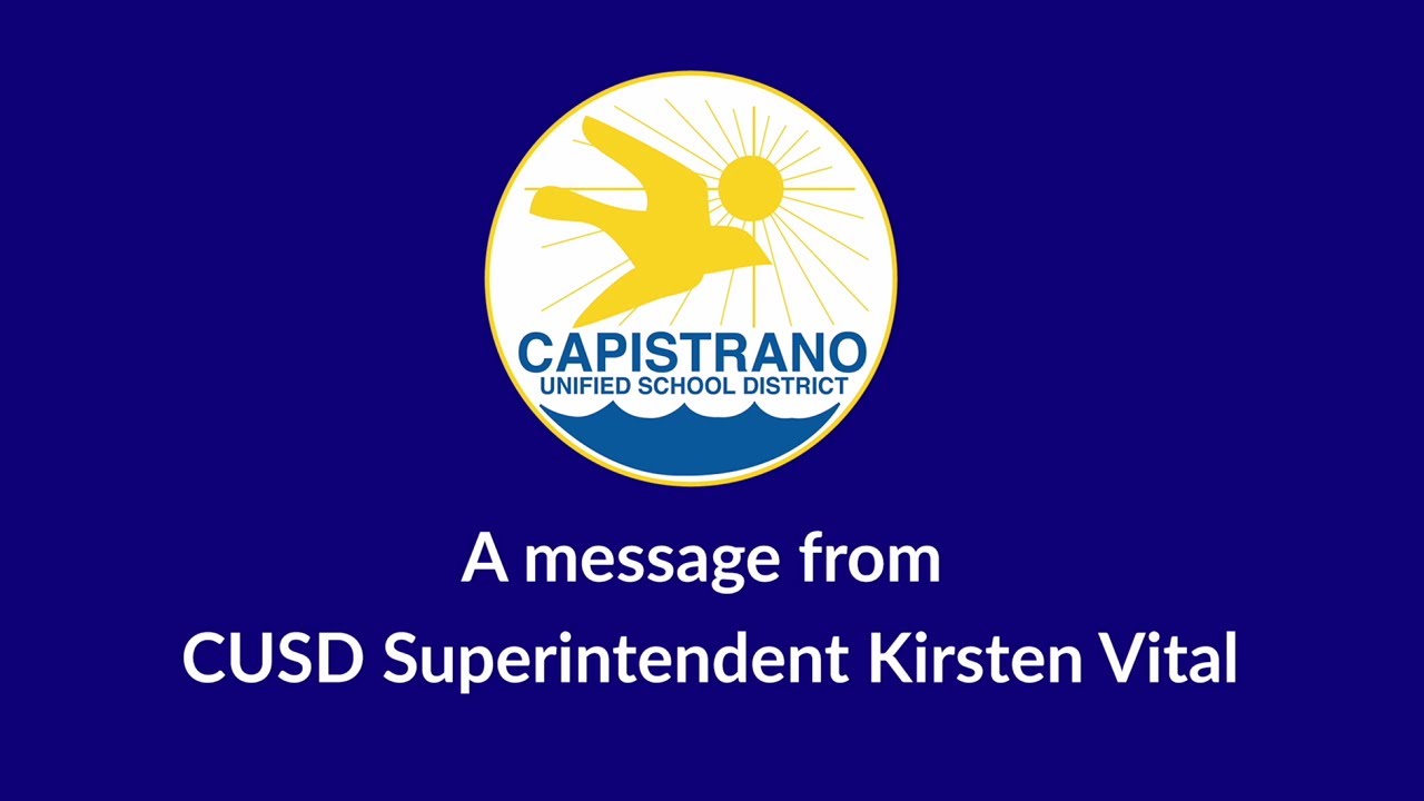 CUSD Video Message: Welcome Back to the 2020-2021 School Year!