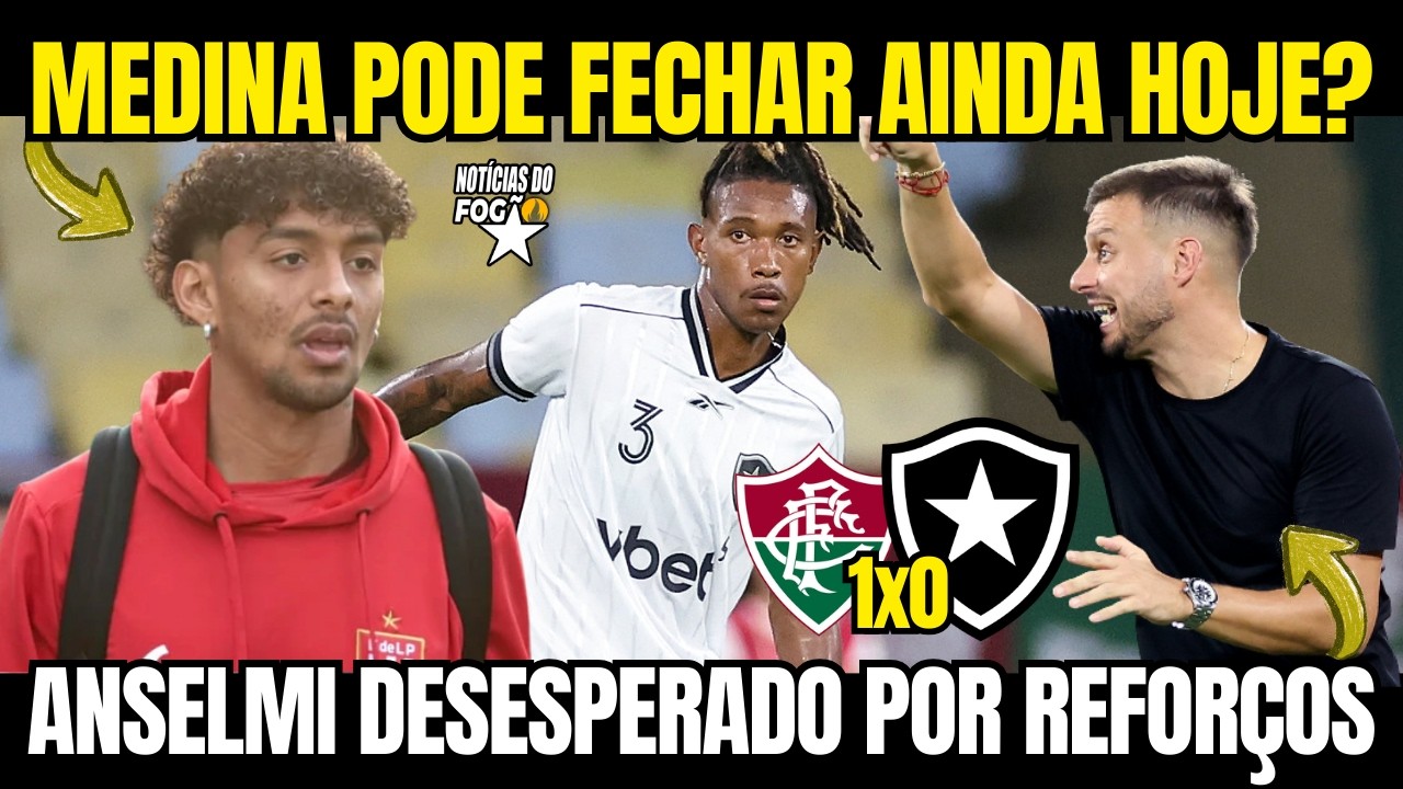 MÍDIA ARGENTINA DIZ QUE MEDINA PODE FECHAR HOJE! POR QUE CRITICAR O YTHALLO? ANSELMI PEDE REFORÇOS!