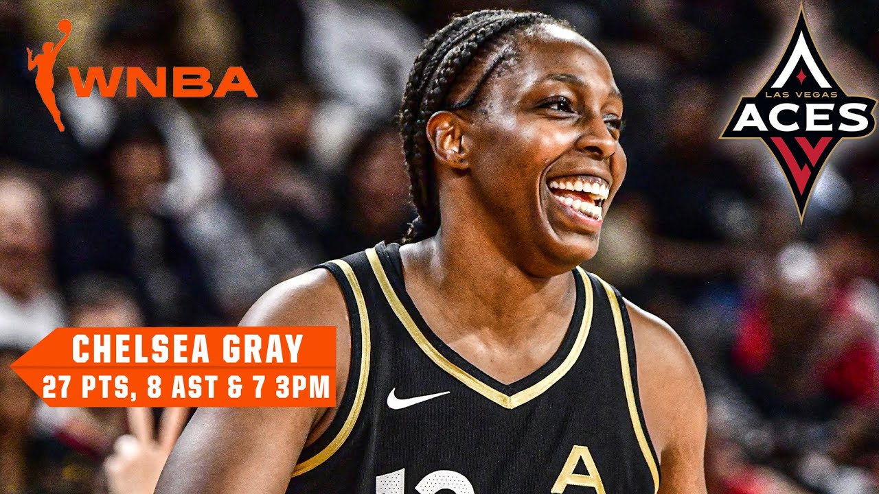 Chelsea Gray's 27 PTS and 7 3PM on 81% FG as the Aces advance 🔥