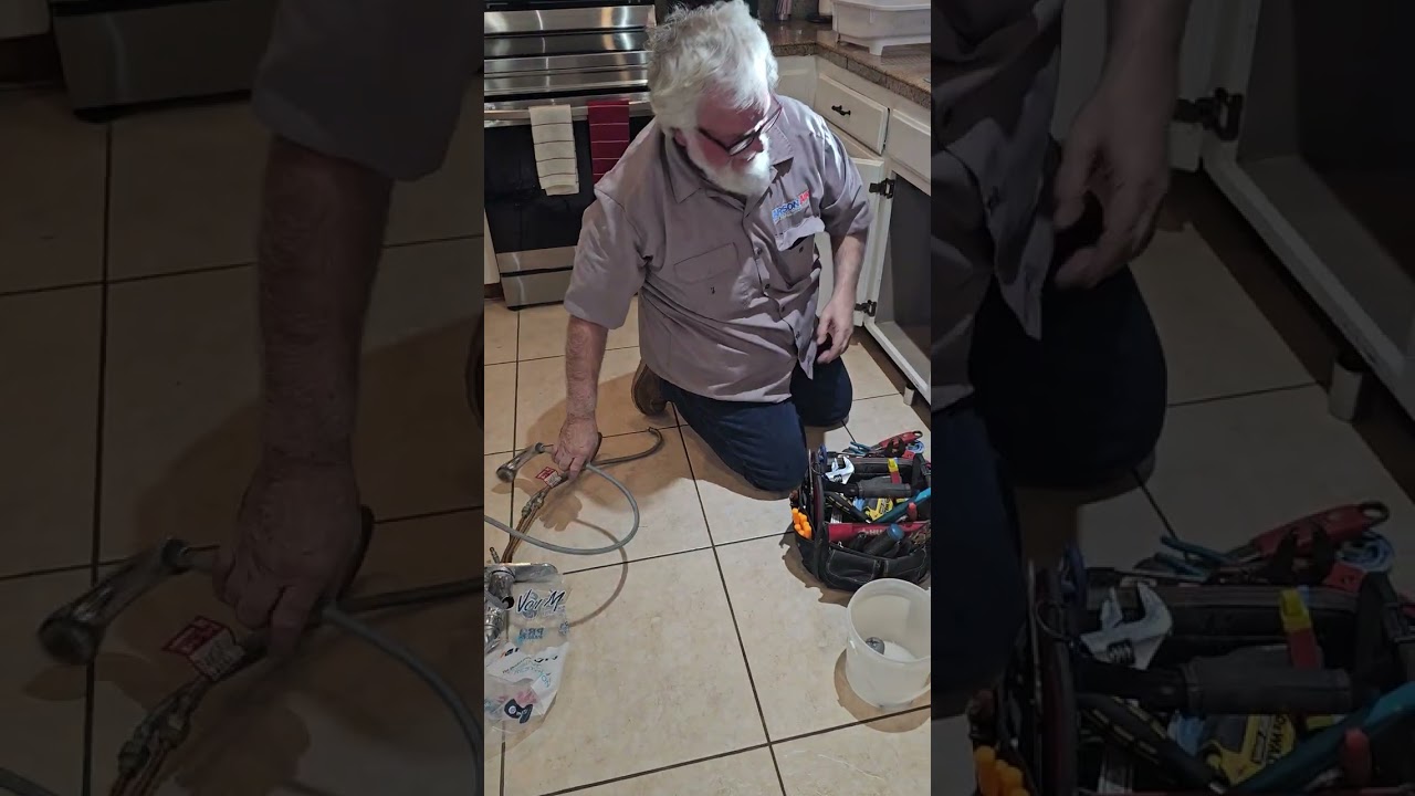 Kitchen Faucet Installation Plumber Las Vegas Plumbing Repair Summerlin Angle Stop