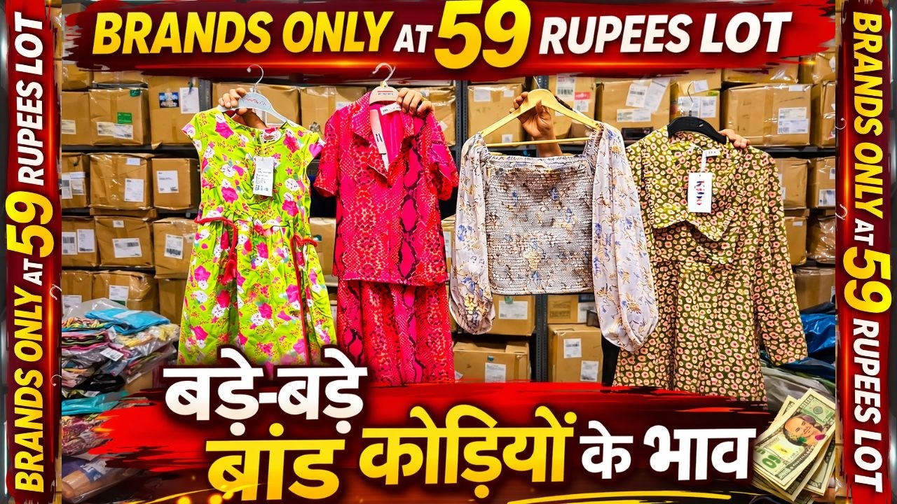 मात्र 59रु मे 💯% FRESH BRANDED SHIPMENT DELHI LOT MARKET से जुडे सीधा CHEAPEST WHOLESALE GANDHINAGAR