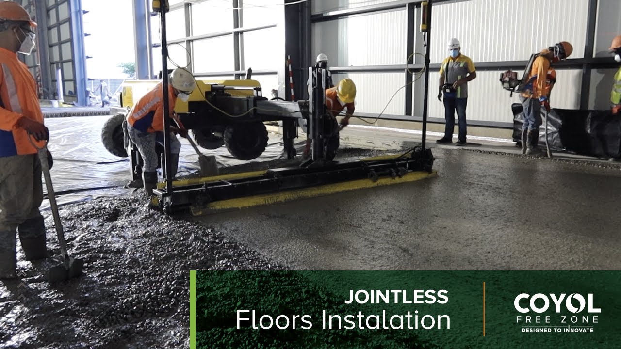 Jointless Floors Installation Process for Life Sciences companies - Coyol Free Zone