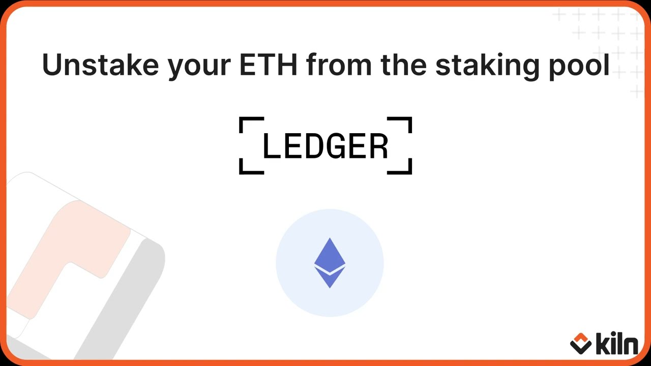 Unstake your ETH from the staking pool