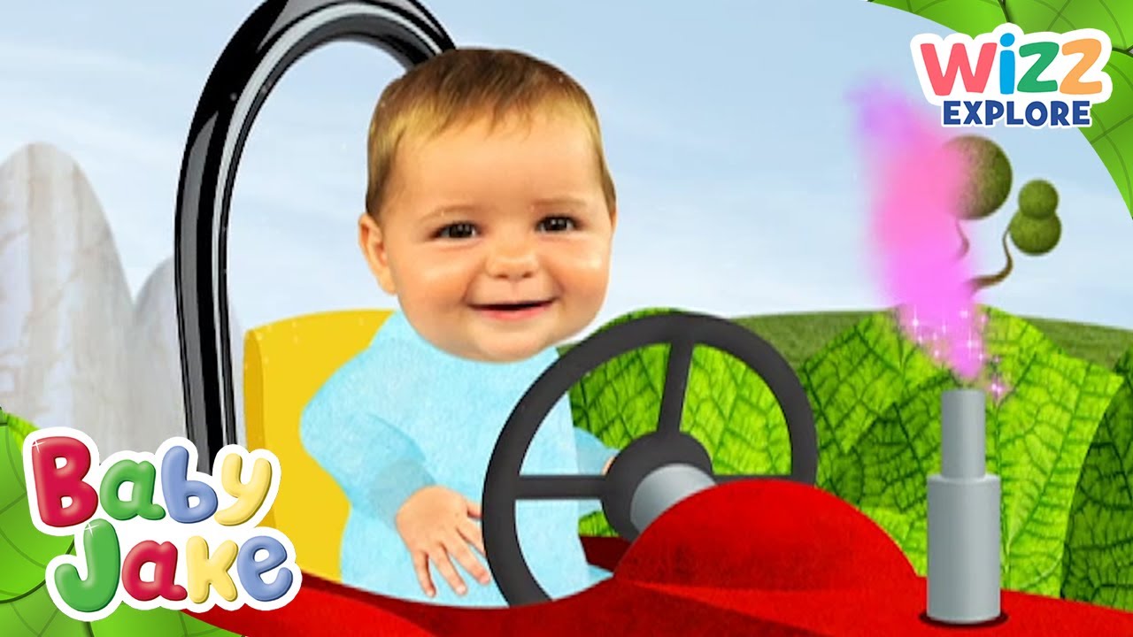 Baby Jake | Riding a Red Tractor | Full Episodes | Wizz Explore