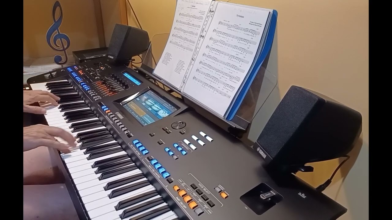 L'oiseau Belle et Sébastien Yamaha Genos 2