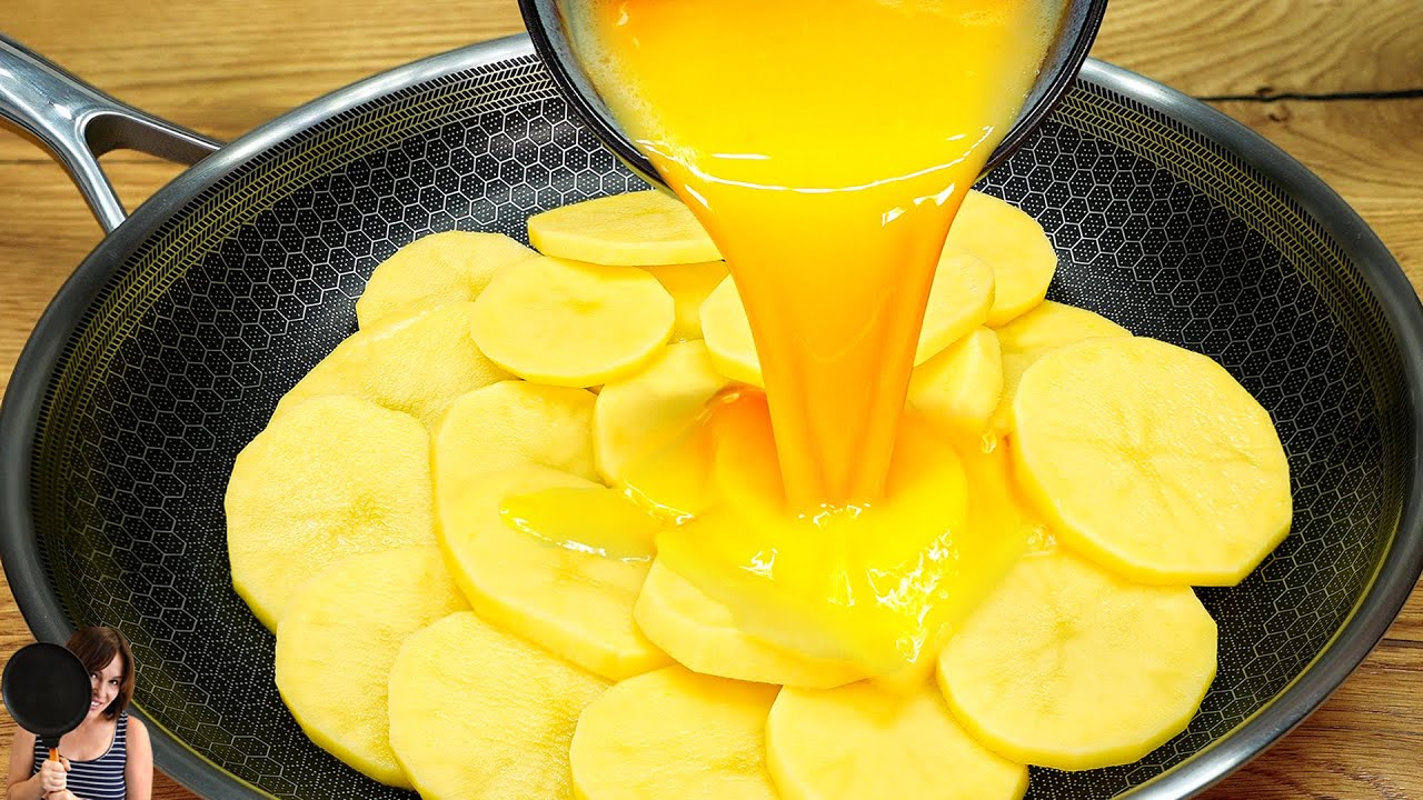 У тебя есть картошка и 4 яйца?! Этому рецепту меня научила моя деревенская бабушка! ASMR