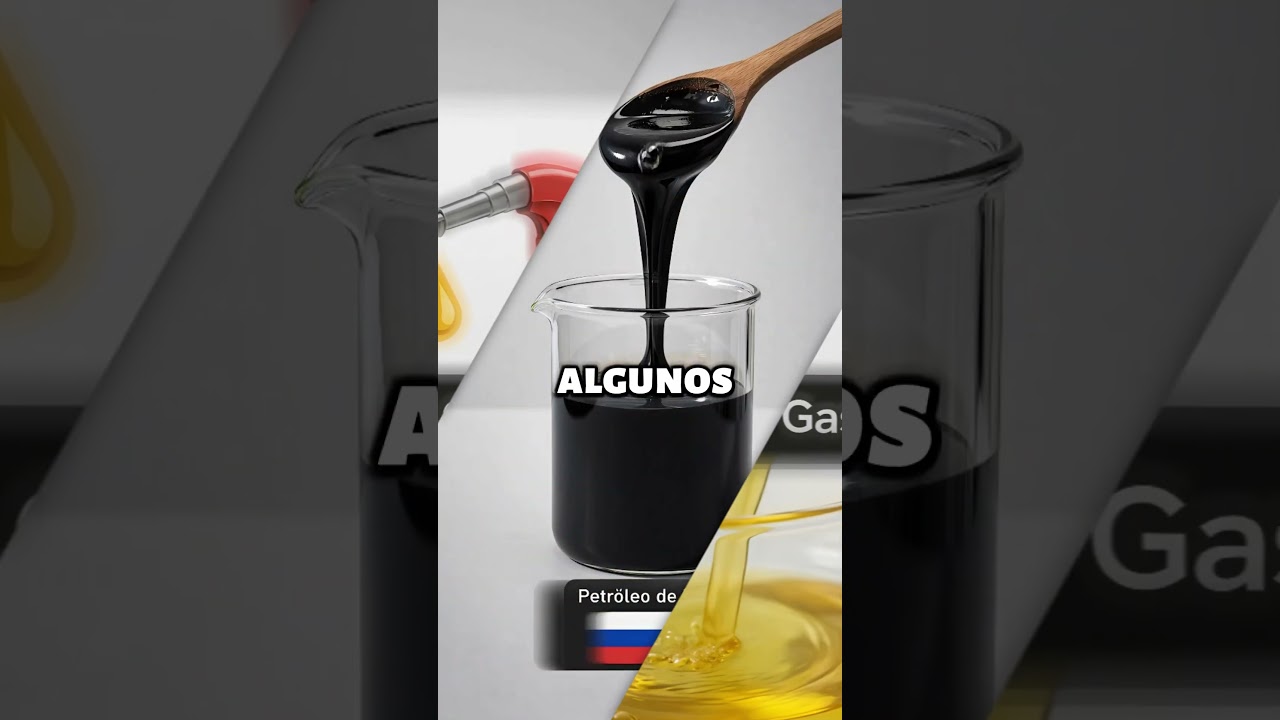 Comparativa de viscosidad del petroleo crudo  #mecanicaautomotriz