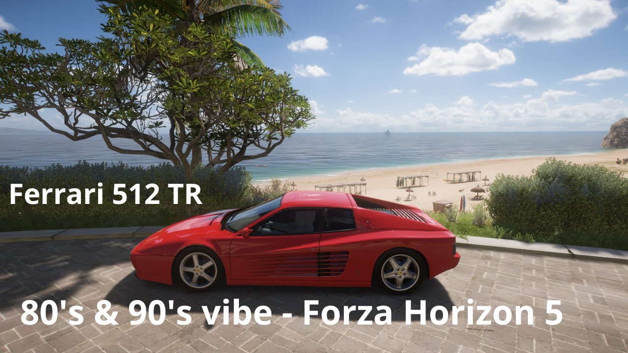 80's & 90's Music - Forza Horizon 5 / Ferrari 512 TR