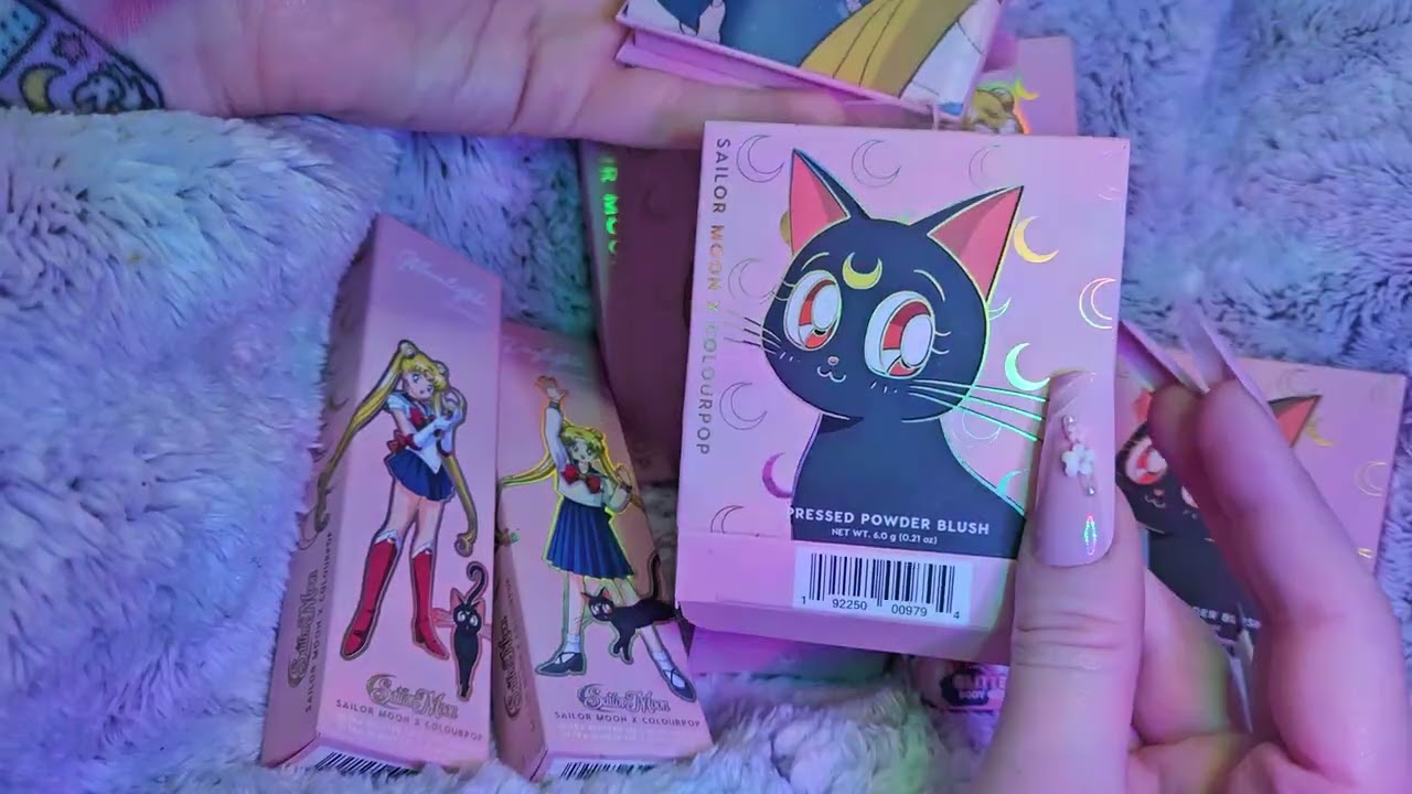 ASMR Sailor Moon Makeup Colourpop Show and Tell ♡