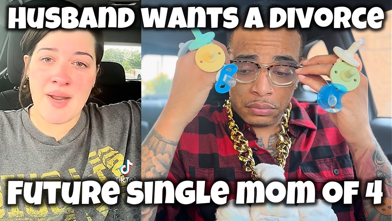 My husband wants a divorce & we have 4 kids #singlemom 